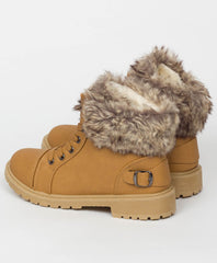 camel-29015-sherpa-lined-fur-detail-buckle-trim-ankle-boots-2
