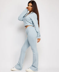 Cropped-Bootcut-Sweatshirt-And-Joggers-Tracksuit-Baby Blue-3