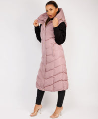 Longline-Chevron-Padded-Gilet-Bodywarmer-Pink-3
