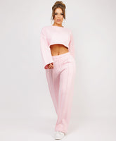 Zipped-Hooded-Loungewear-Set-Pink-3