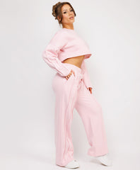 Zipped-Hooded-Loungewear-Set-Pink-2