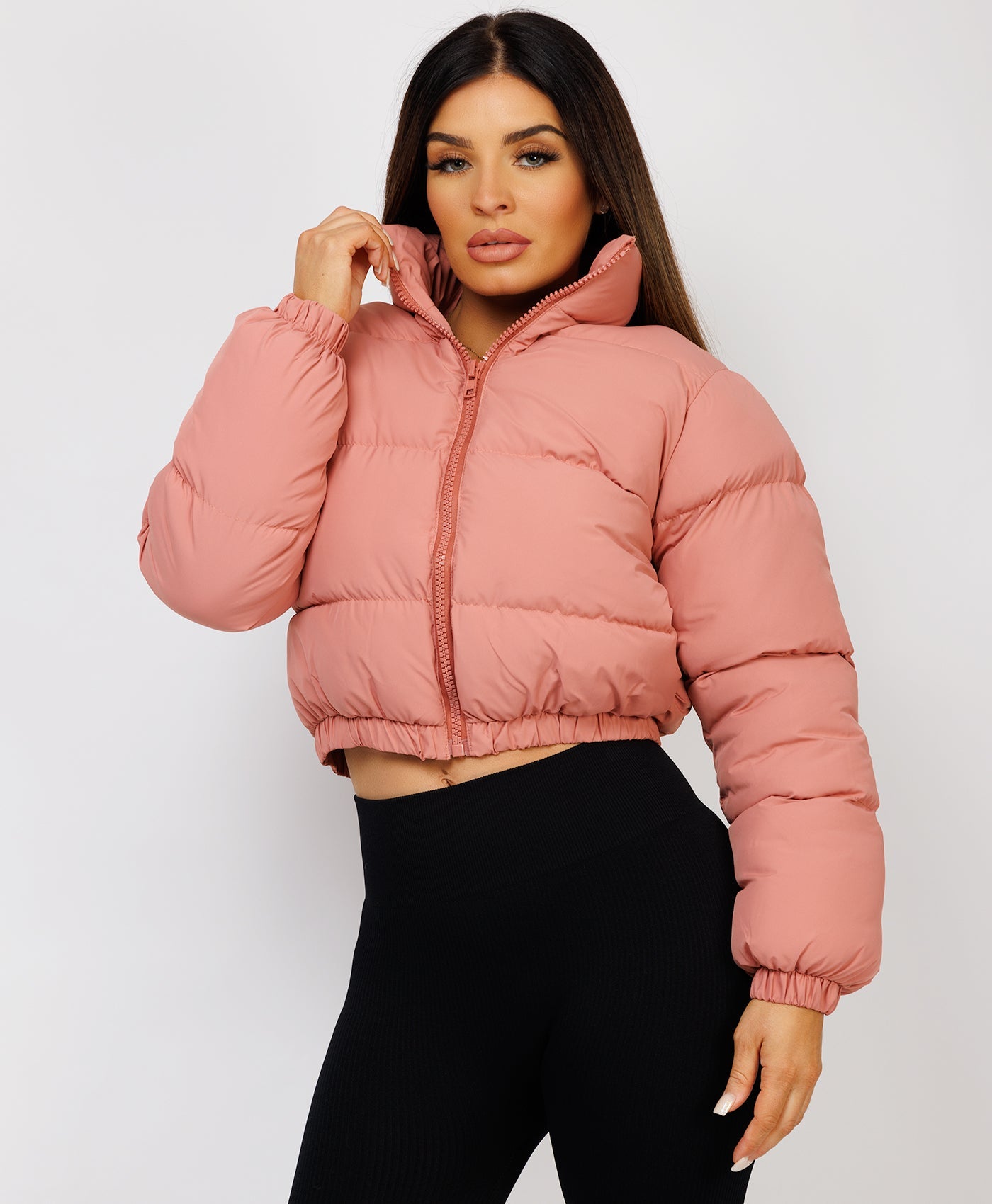 Baby Pink-Premium-Faux-Fur-Tiered-Jacket-Coat-1