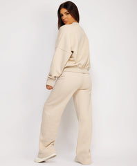 Fleece-Bomber-Wide-Leg-Trousers-Tracksuit-Beige-4