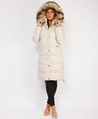 Beige-Premium-Faux-Fur-Tiered-Jacket-Coat-2