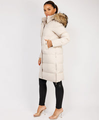 Beige-Premium-Faux-Fur-Tiered-Jacket-Coat-4