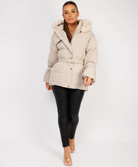 Beige-Premium-Faux-Fur-Tiered-Jacket-Coat-3