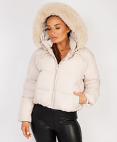 Beige-Premium-Faux-Fur-Tiered-Jacket-Coat-1