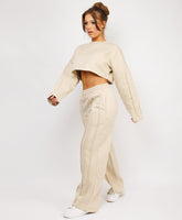 Zipped-Hooded-Loungewear-Set-Beige-3