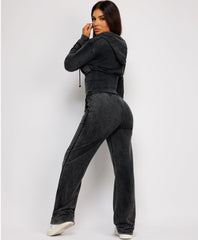 Acid-Wash-Ribbed-High-Hem-Hoodie-Lined-Straight-Joggers-Charcoal-Grey-4