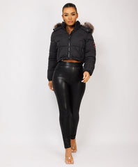 Canada-Bomber-Jacket-With-Fur-Hood-Black-3