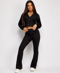 Cropped-Bootcut-Sweatshirt-And-Joggers-Tracksuit-Black-1