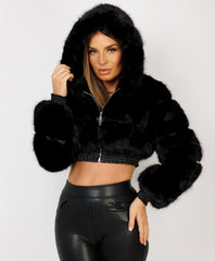Black-Premium-Faux-Fur-Tiered-Jacket-Coat-4