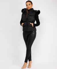 Black-Premium-Faux-Fur-Tiered-Jacket-Coat-4