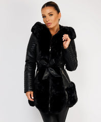 Faux-Fur-Panel-Waist-Belted-Faux-Leather-Jacket-3