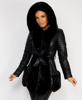 Faux-Fur-Panel-Waist-Belted-Faux-Leather-Jacket-1
