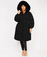 Black-Premium-Faux-Fur-Tiered-Jacket-Coat-1