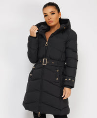 Longline-Duvet-Puffer-Coat-Biege-1