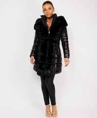 Black-Premium-Faux-Fur-Tiered-Jacket-Coat-2