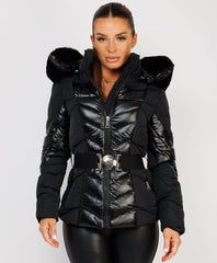Black-Premium-Faux-Fur-Tiered-Jacket-Coat-1