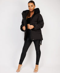 Black-Premium-Faux-Fur-Tiered-Jacket-Coat-2