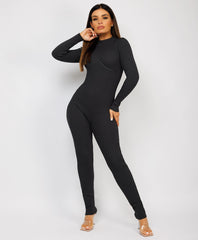 Black-Elastic-Ribbed-Long-Sleeve-Butt-Lift-Jumpsuit8