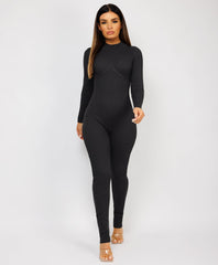 Black-Elastic-Ribbed-Long-Sleeve-Butt-Lift-Jumpsuit9