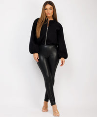 Round-Neck-Zipped-Soft-Bomber-Jacket-3