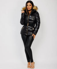 Black-Premium-Faux-Fur-Tiered-Jacket-Coat-2