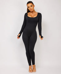 Black-Elastic-Ribbed-Long-Sleeve-Butt-Lift-Jumpsuit6