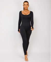 Black-Elastic-Ribbed-Long-Sleeve-Butt-Lift-Jumpsuit8