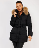 Waist-Tie-Real-Fur-Hood-Puffer-Coat-1