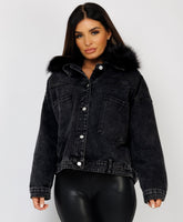 Black-Premium-Faux-Fur-Tiered-Jacket-Coat-1