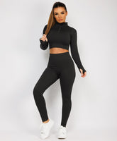 Black-Zipped-Neck-Ribbed-Activewear-6