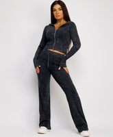 Acid-Wash-Double-Zipped-Hooded-Flare-Charcoal-1