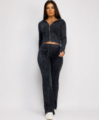 Acid-Wash-Double-Zipped-Hooded-Flare-Charcoal-4