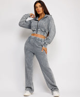 Acid-Wash-Zipped-Hooded-Deep-Hem-Flare-Charcoal-Grey-1