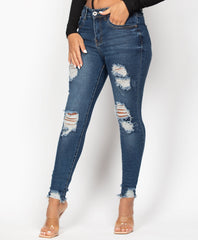 Ruffle-Shoulder-Sleeve-Ribbed-Set-Beige-2