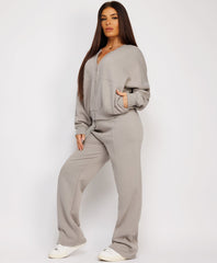Fleece-Bomber-Wide-Leg-Trousers-Tracksuit-Dove Grey-3