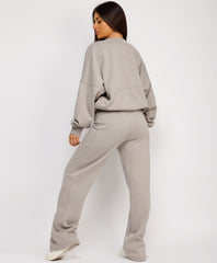 Fleece-Bomber-Wide-Leg-Trousers-Tracksuit-Dove Grey-4