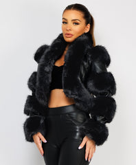 Faux-Fur-Leather-Jacket-Black-4