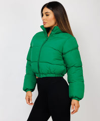 Green-Premium-Faux-Fur-Tiered-Jacket-Coat-4