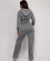 Acid-Wash-Ribbed-High-Hem-Hoodie-Lined-Straight-Joggers-Charcoal-Grey-4