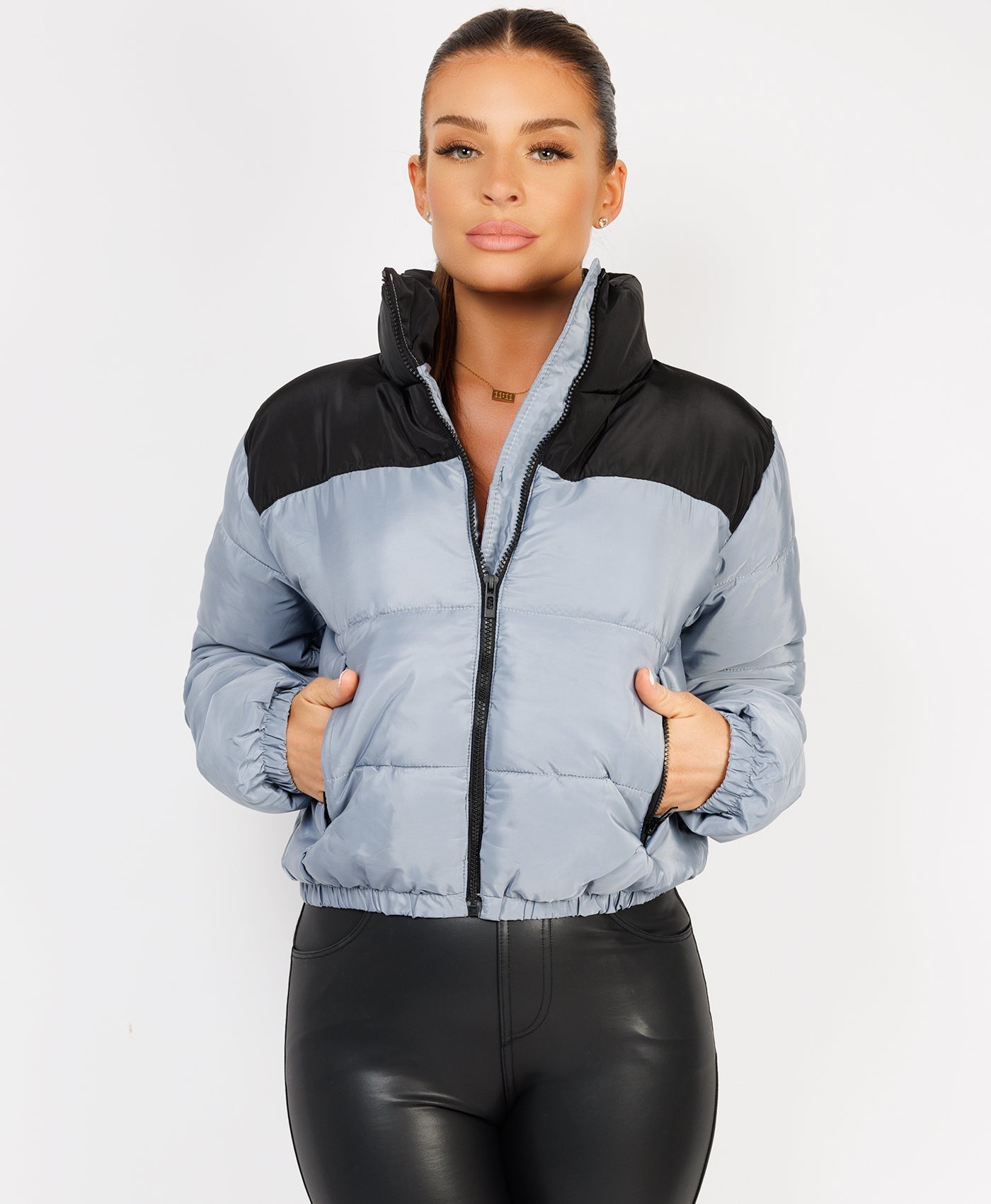 Fashion bomber puffer coat