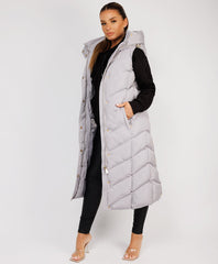 Longline-Chevron-Padded-Gilet-Bodywarmer-Grey-4