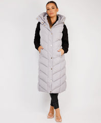 Longline-Chevron-Padded-Gilet-Bodywarmer-Grey-1