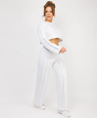 Zipped-Hooded-Loungewear-Set-Marl-Grey-1