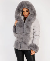 Grey-Premium-Faux-Fur-Tiered-Jacket-Coat-1