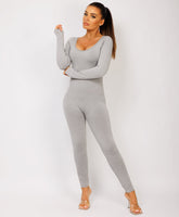 Grey-Elastic-Ribbed-Long-Sleeve-Butt-Lift-Jumpsuit9