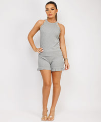 Satin-Puff-Sleeve-Ribbed-Set-Grey-3