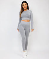 Grey-Ribbed-Asymmetric-Hem-Loungewear-Set6